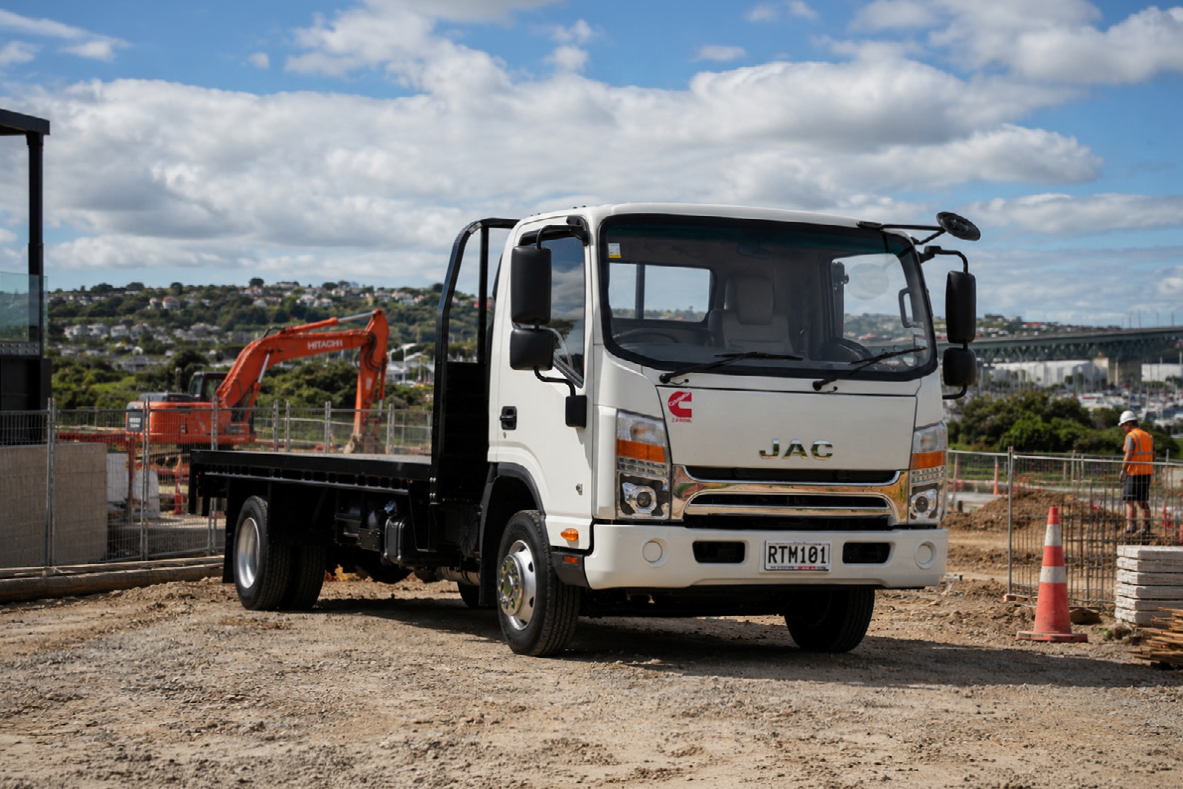 Kraft Heinz branded JAC truck used for New Zealand distribution