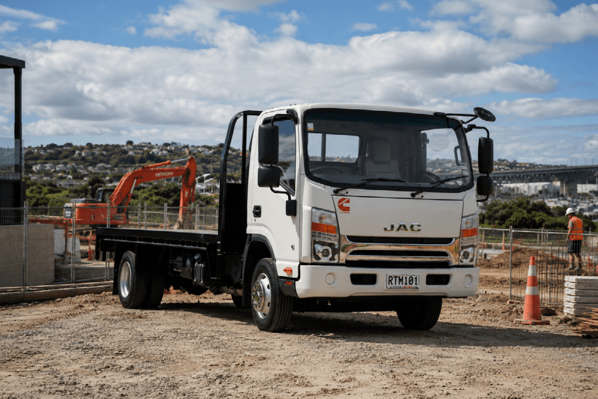 Kraft Heinz branded JAC truck used for New Zealand distribution