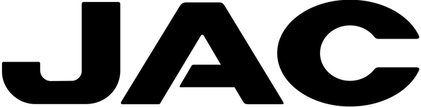 Bold, black capital letters spelling JAC on a white background.