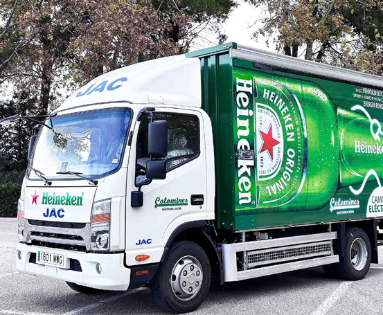 JAC truck fitted out for traffic management work